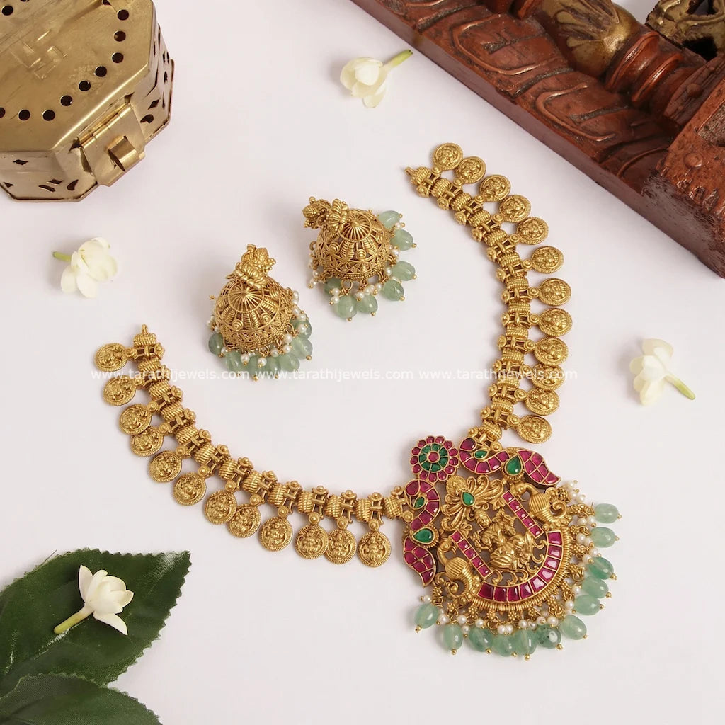 Premium Quality Lakshmi coin Necklace N880