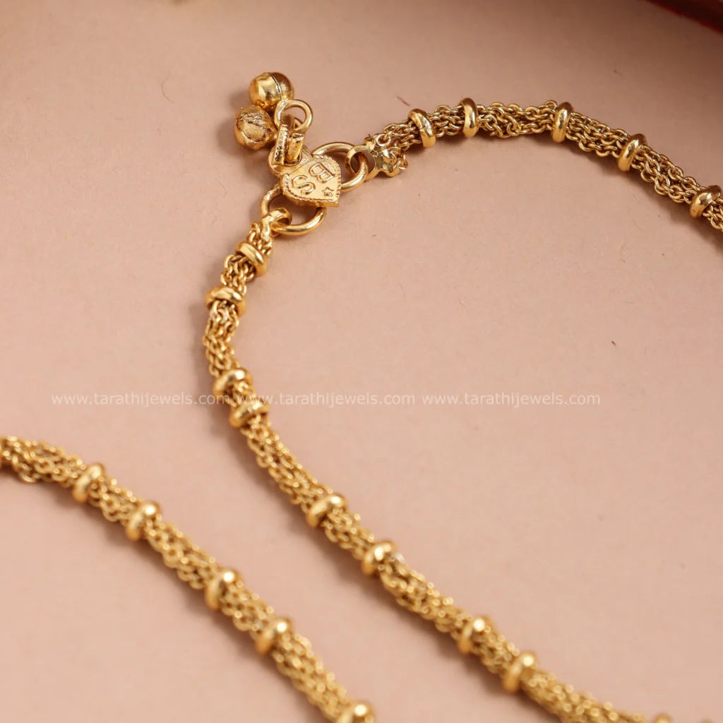 Gold Look alike Anklet AK32