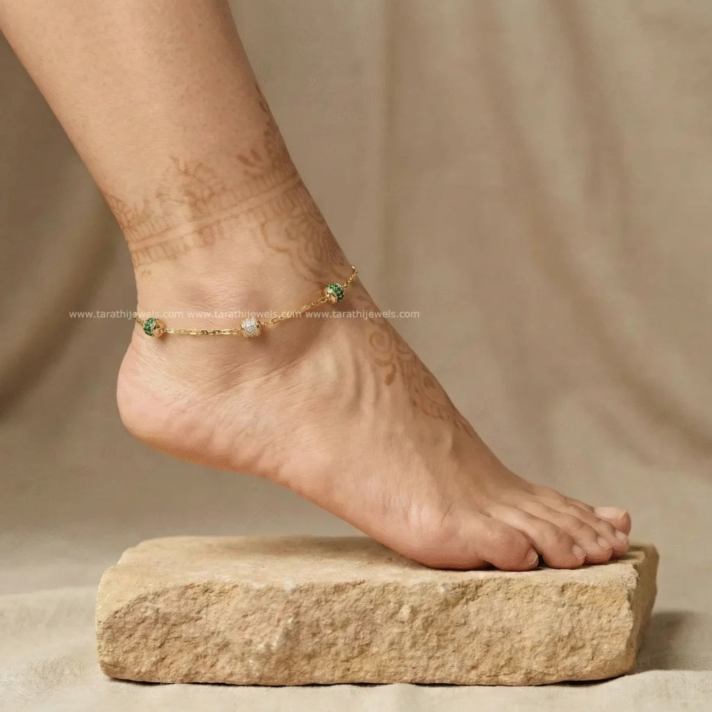 Gold Look alike Anklet AK37