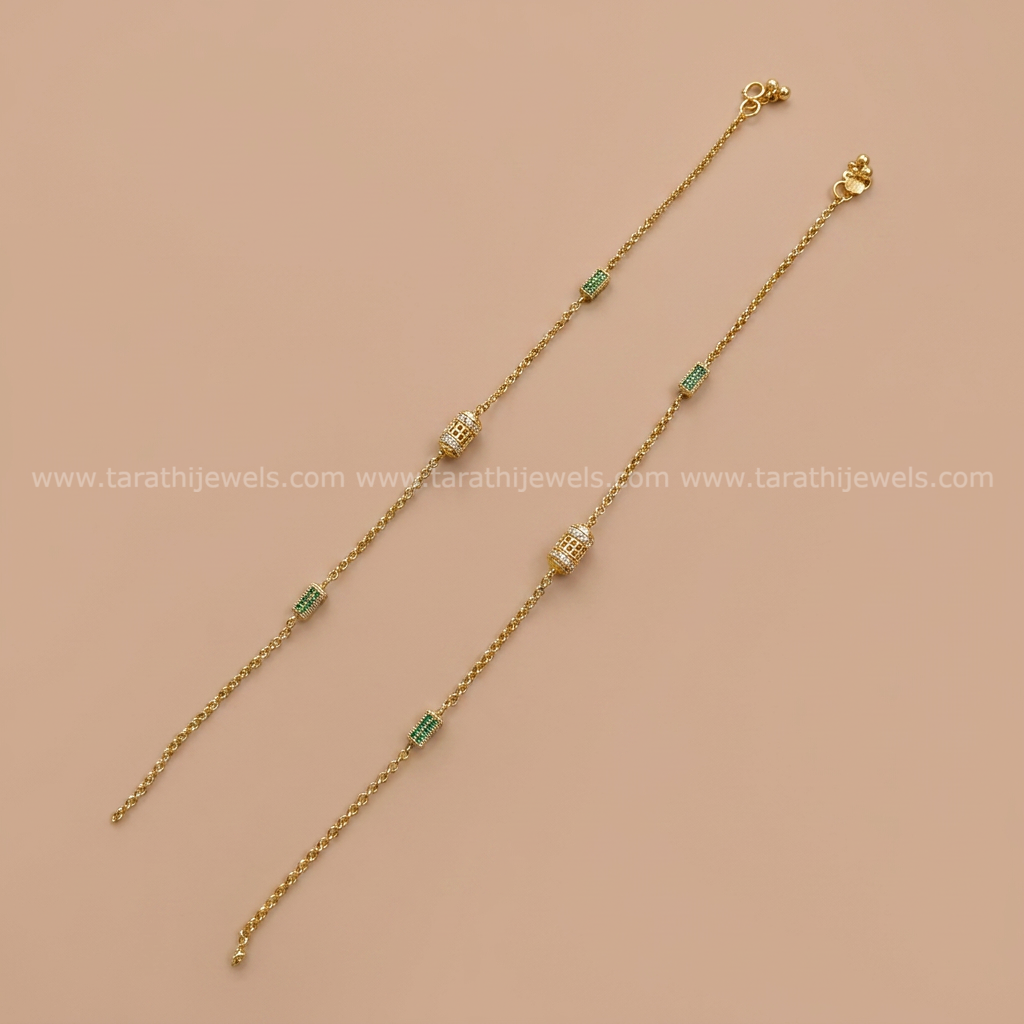 Gold Look alike Anklet AK43