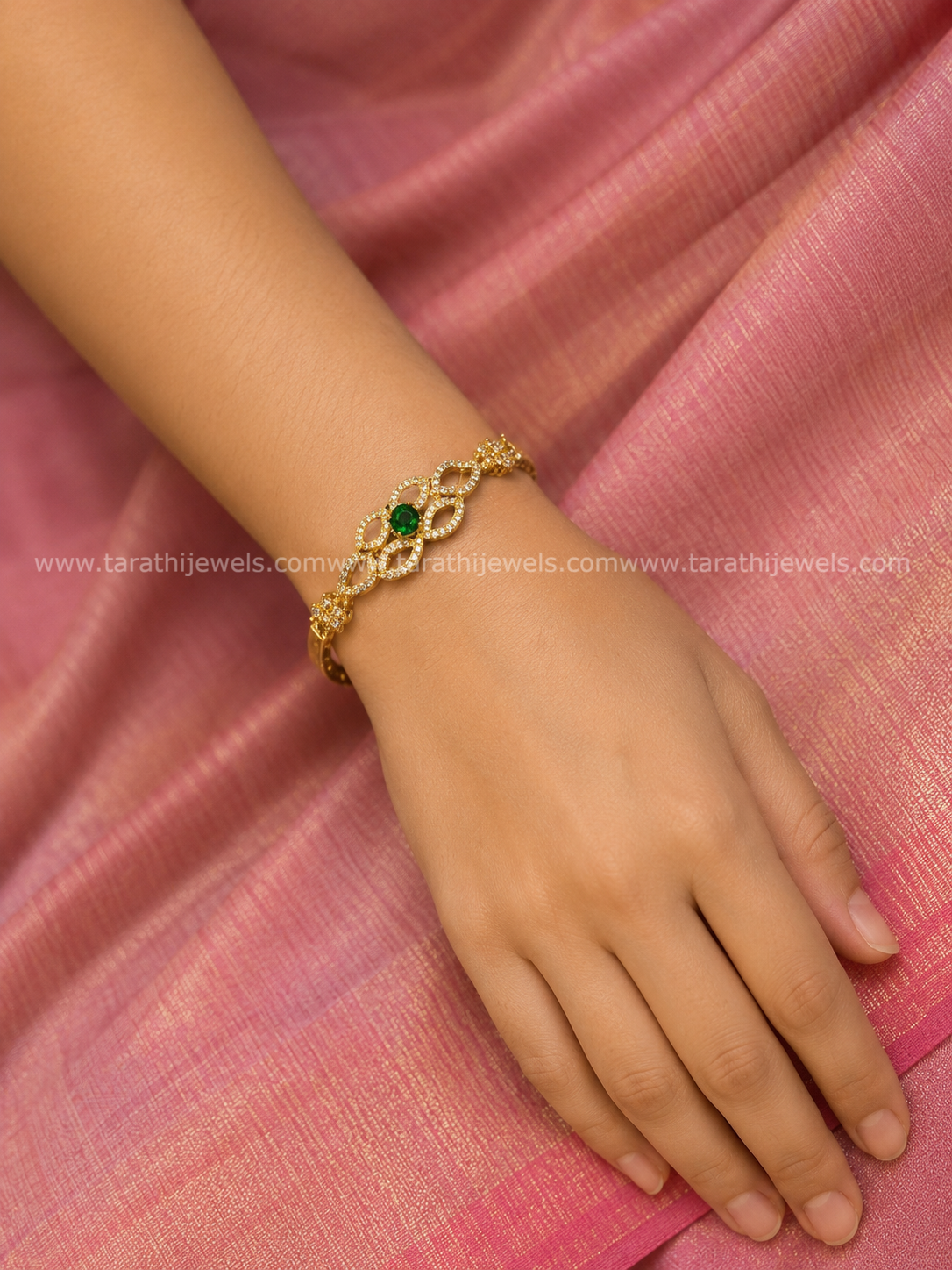 Gold Look alike Openable Kada Bangle BA200