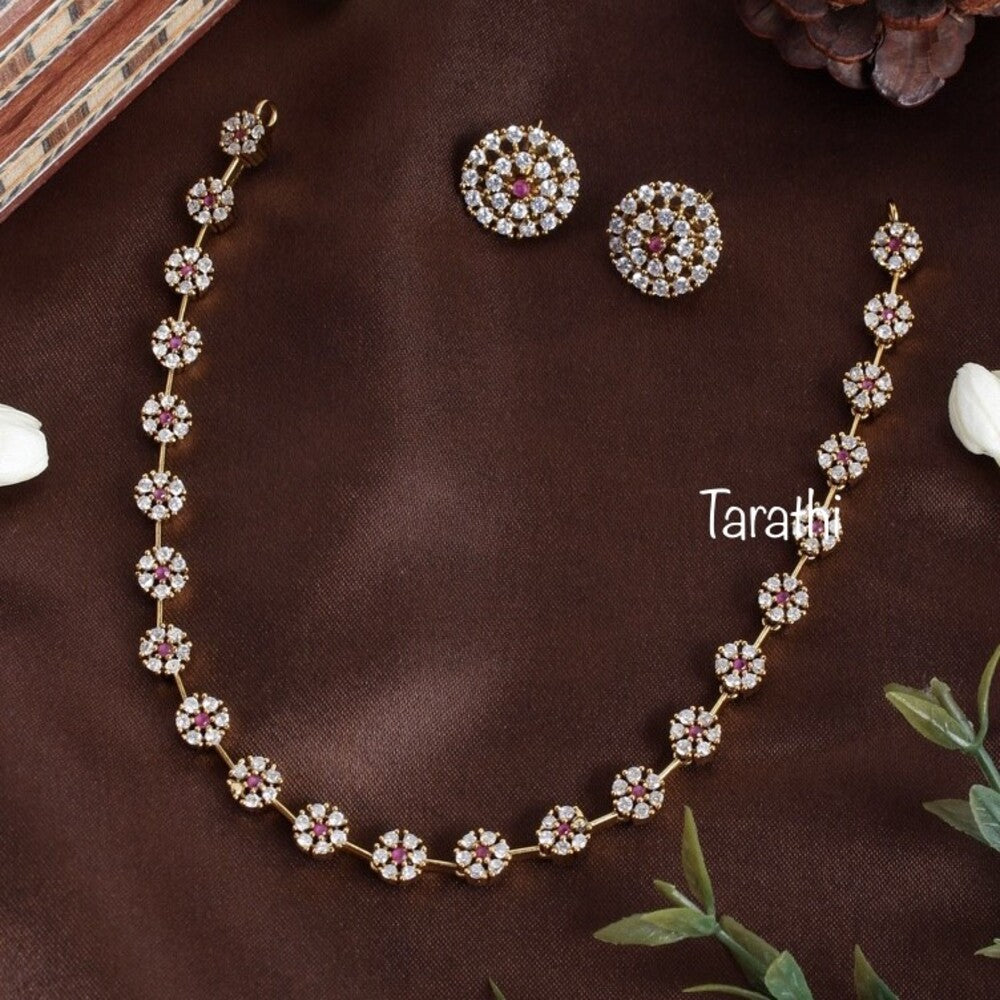Premium Quality Diamond Look alike choker CH148