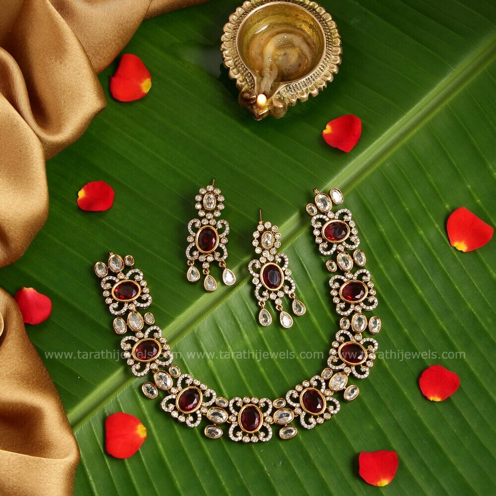 Jessy Ruby Stone Choker CH292