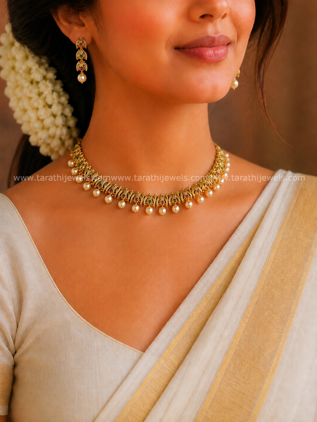 Amazing Pearl Choker CH446