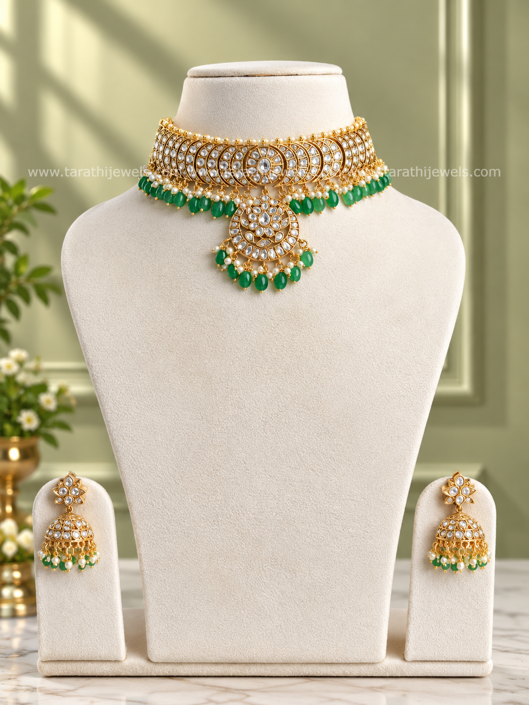 Tarathi Jadau Kundan Choker CH475