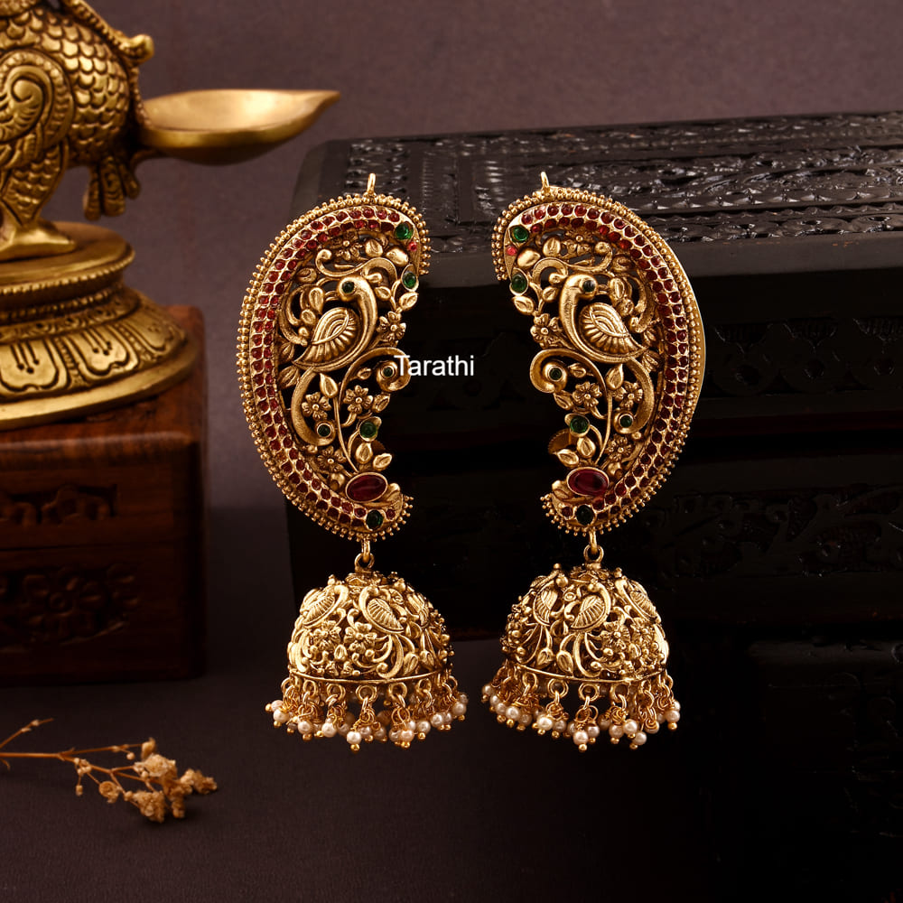 Peacock Kemp Earcuff Jumka EA375