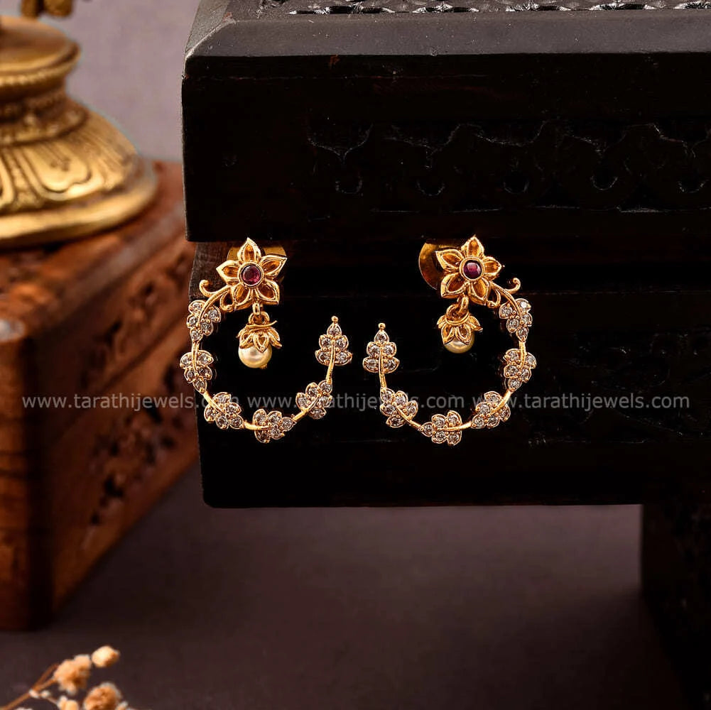 Adhirai Ad stone Earring EA658