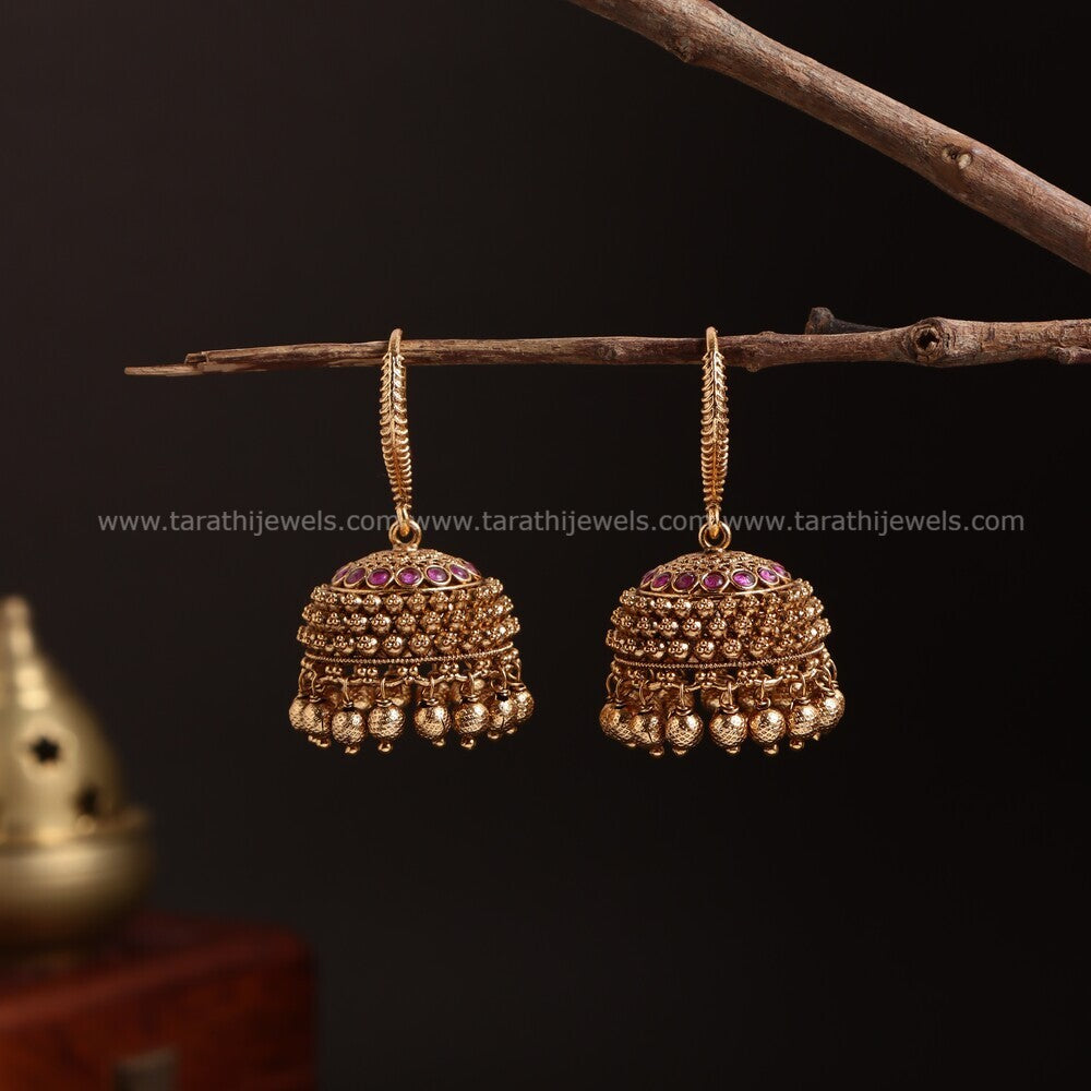 Anjali Hook Jumka (Ruby)EA422