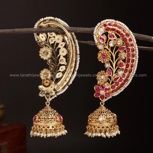 Jadau Kundan Earcuff Jumka EA561