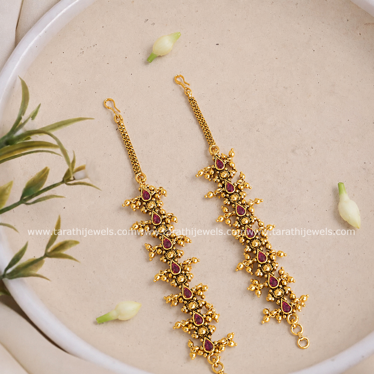 Bridal Earring chain EC179