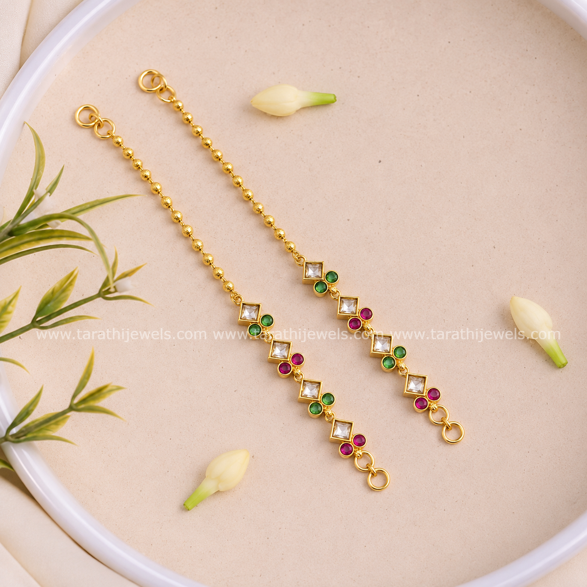 Bridal Earring chain EC212