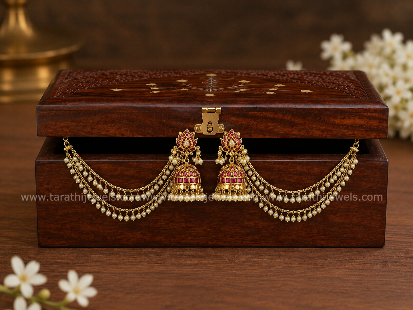 Earring Chain With Jumka ECJ07