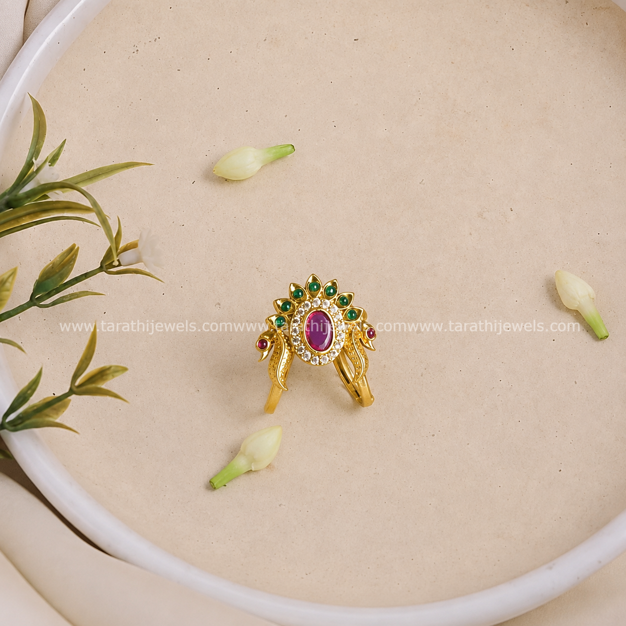 Peacock Design Finger Ring FR02