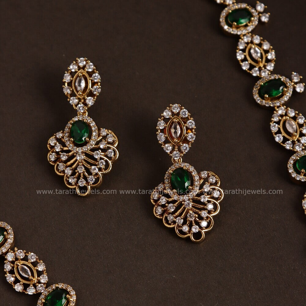 Sahana Green Stone Haaram HA234