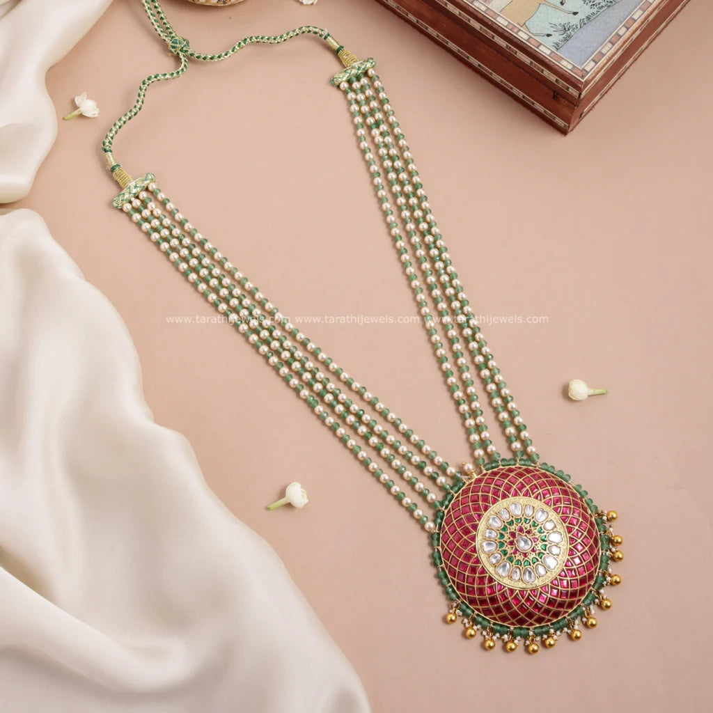 Tarathi Jadau Kundan Long Haaram HA303