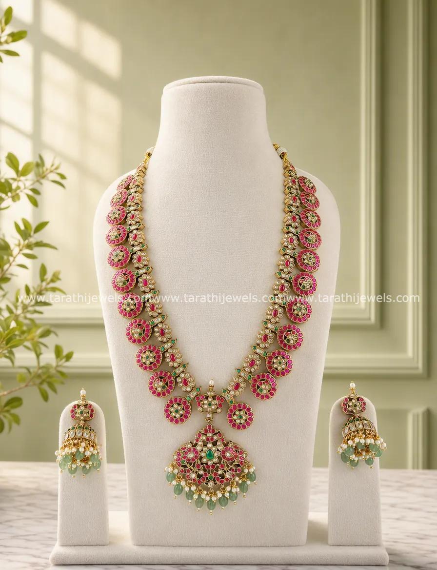 Tarathi Jadau Kundan Long Haaram HA336