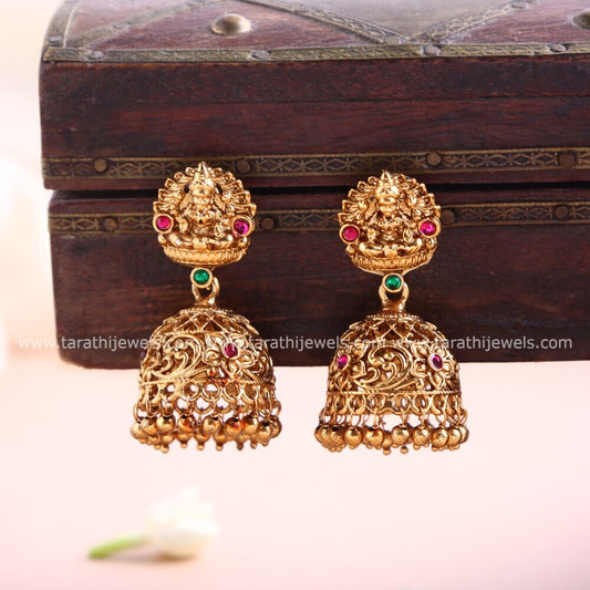 Tarathi Lakshmi Pendant Matte Neckchain HA427