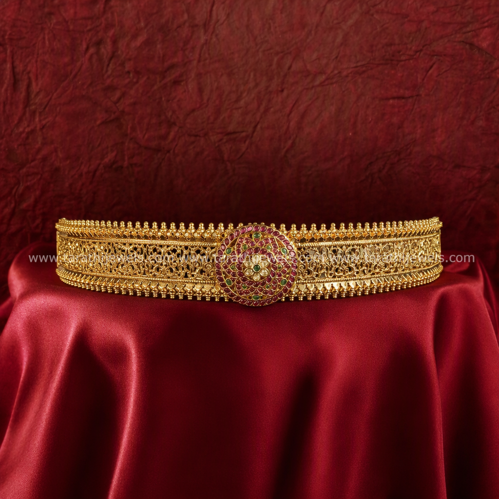 Gold Look alike Bridal Hip Belt HB66