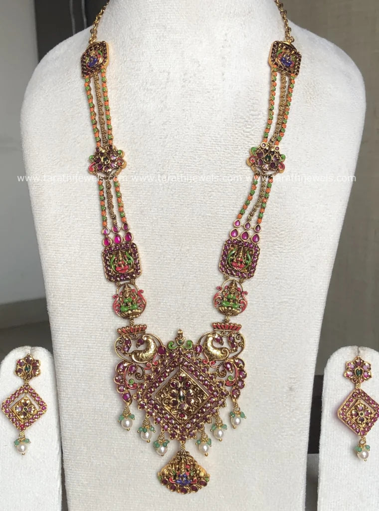 Tarathi Two in one Pendant Heritage Jewellery Haaram HA339
