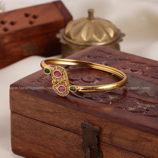 Gold Finish Kada Bangle BA117