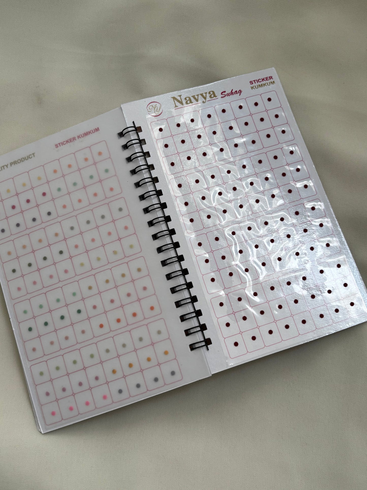 Navya Multi color Bindi Book Size11 BB17