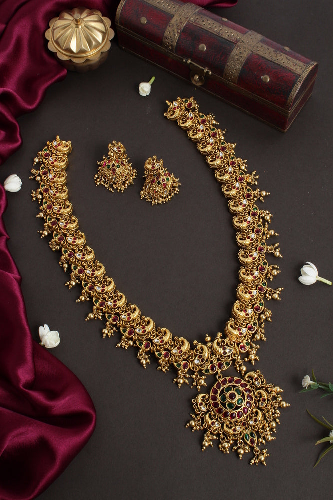 Peacock Design Real kemp Long Haaram HA106