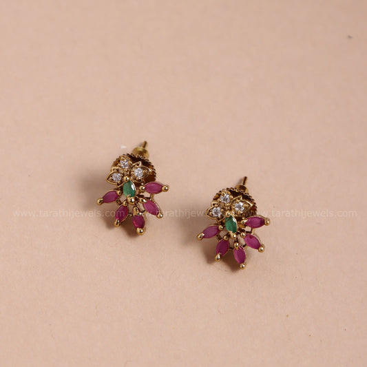 Simple Antique Flower Necklace N933