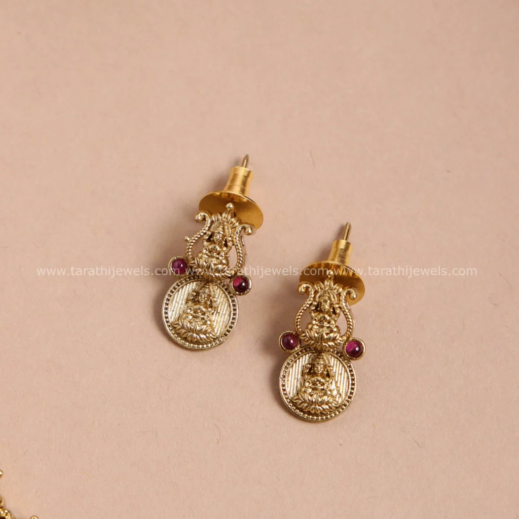 Amazing Lakshmi With Coin Necklace N668