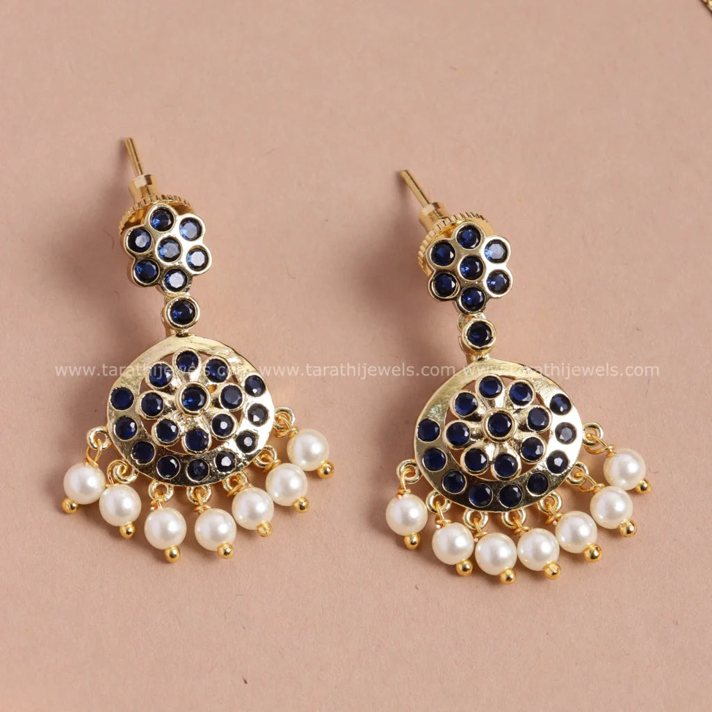 Ithanya Version2 Dark blue Kemp Necklace N738