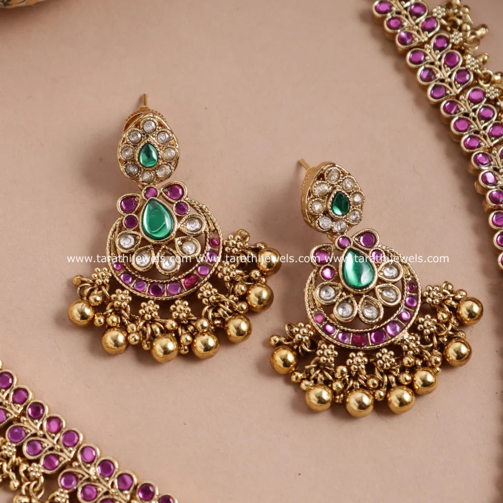 Revathi Traditional Kemp Necklace N802