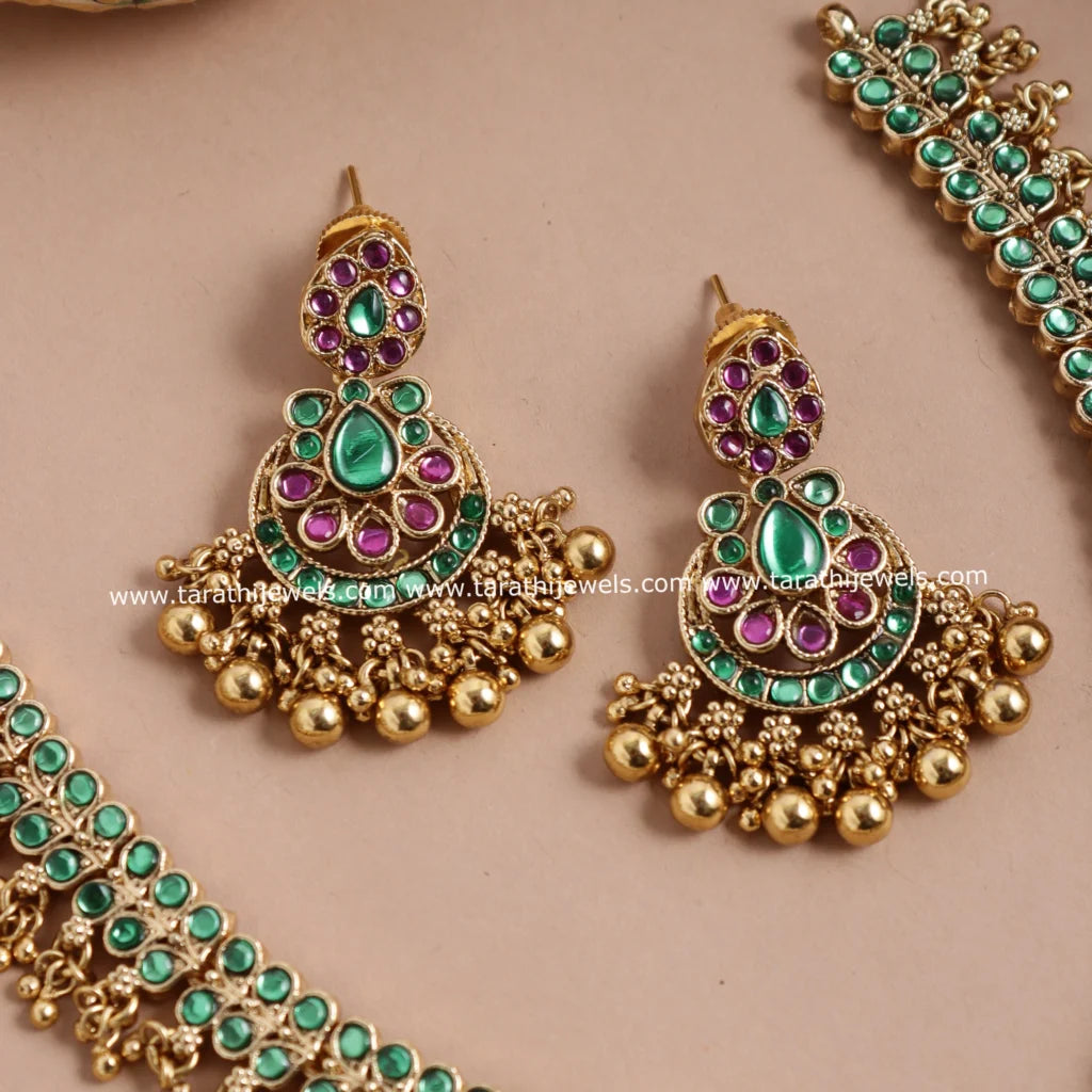 Revathi Traditional Kemp Necklace N803