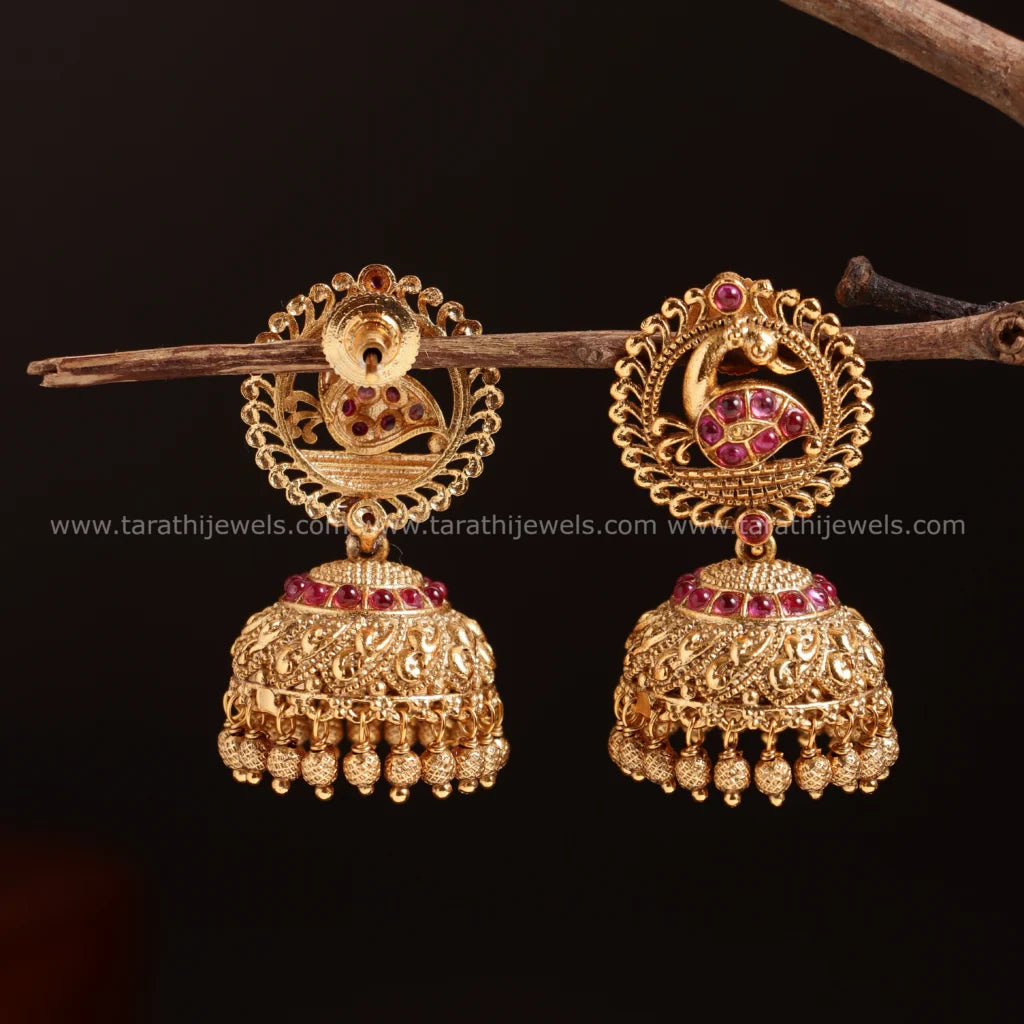 Ruby Peacock Jumka EA526