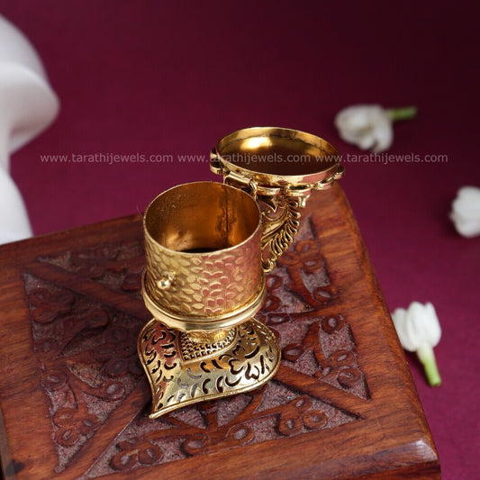 Peacock Kumkum Box KK27
