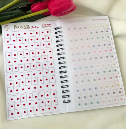 Navya Multi color Bindi Book Size09 BB11