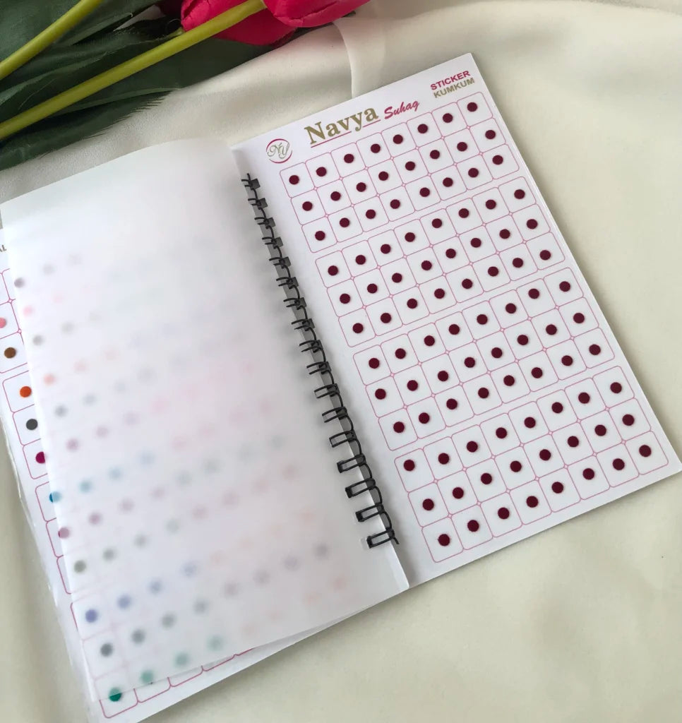 Navya Multi color Bindi Book Size08 BB12