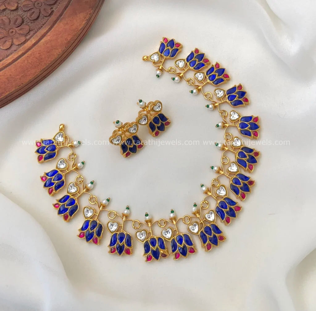 Lotus Jadau Necklace N726