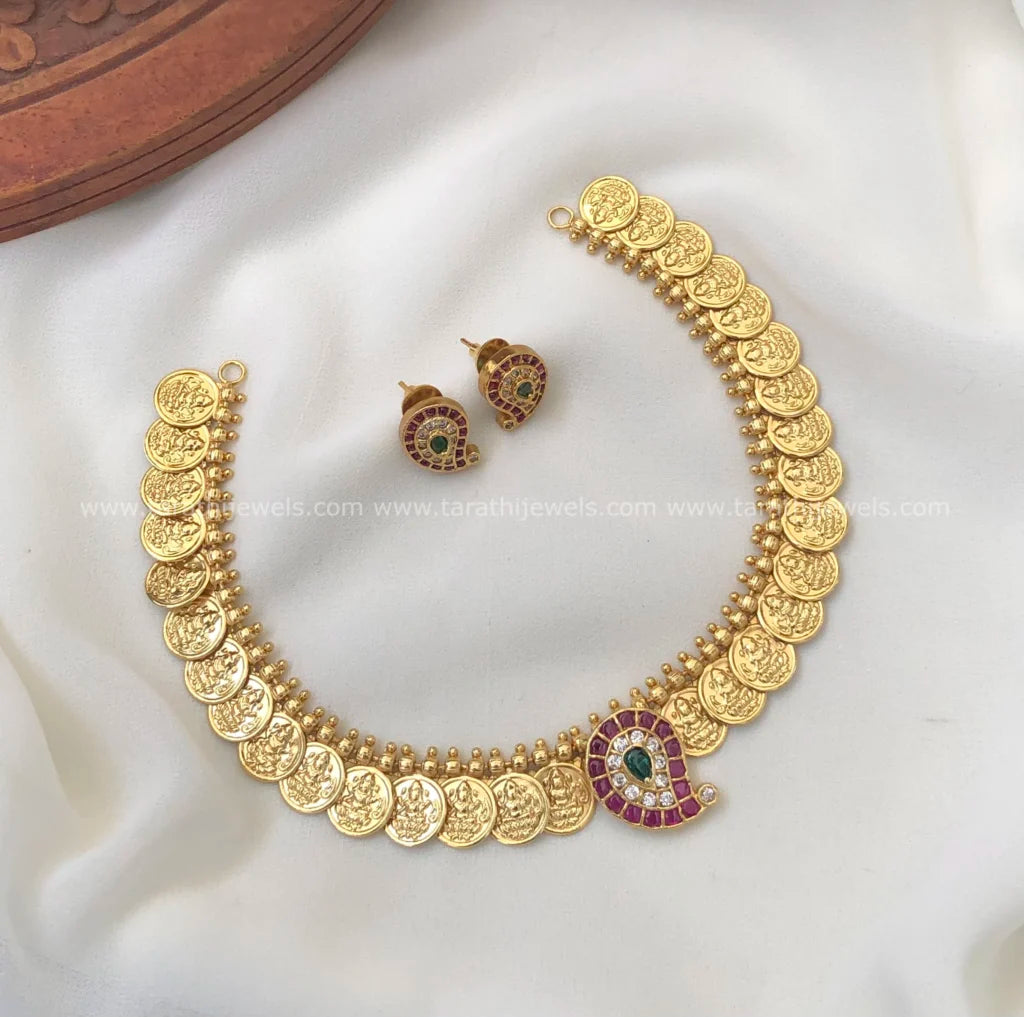 Coins with Mango Design Necklace N728