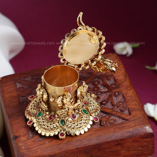 Radhai & Krishna Kumkum Box KK10