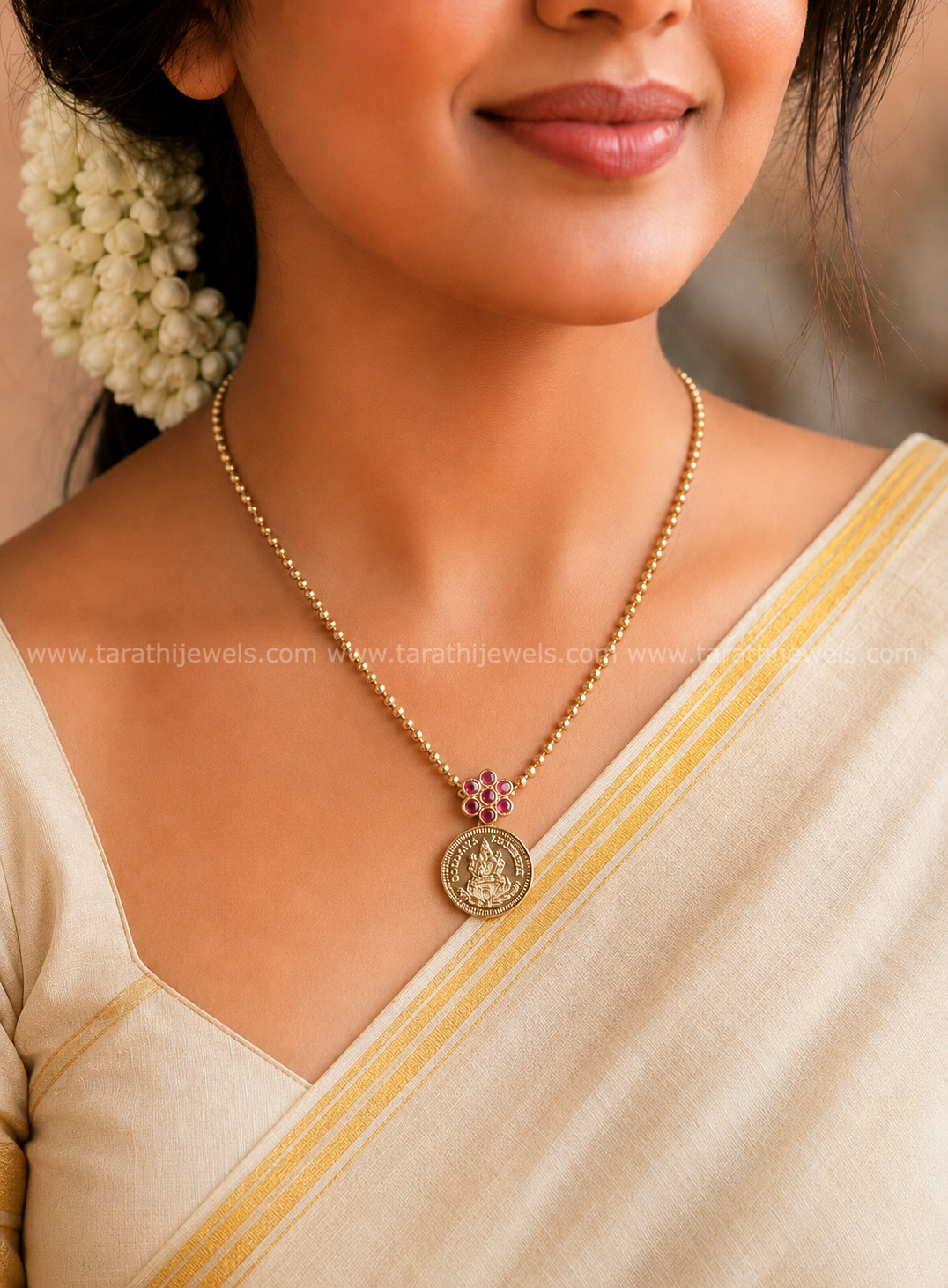 Lakshmi Coin Necklace N1015