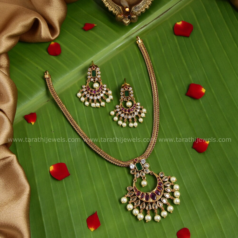 Prashanthi Half Moon Necklace N1057