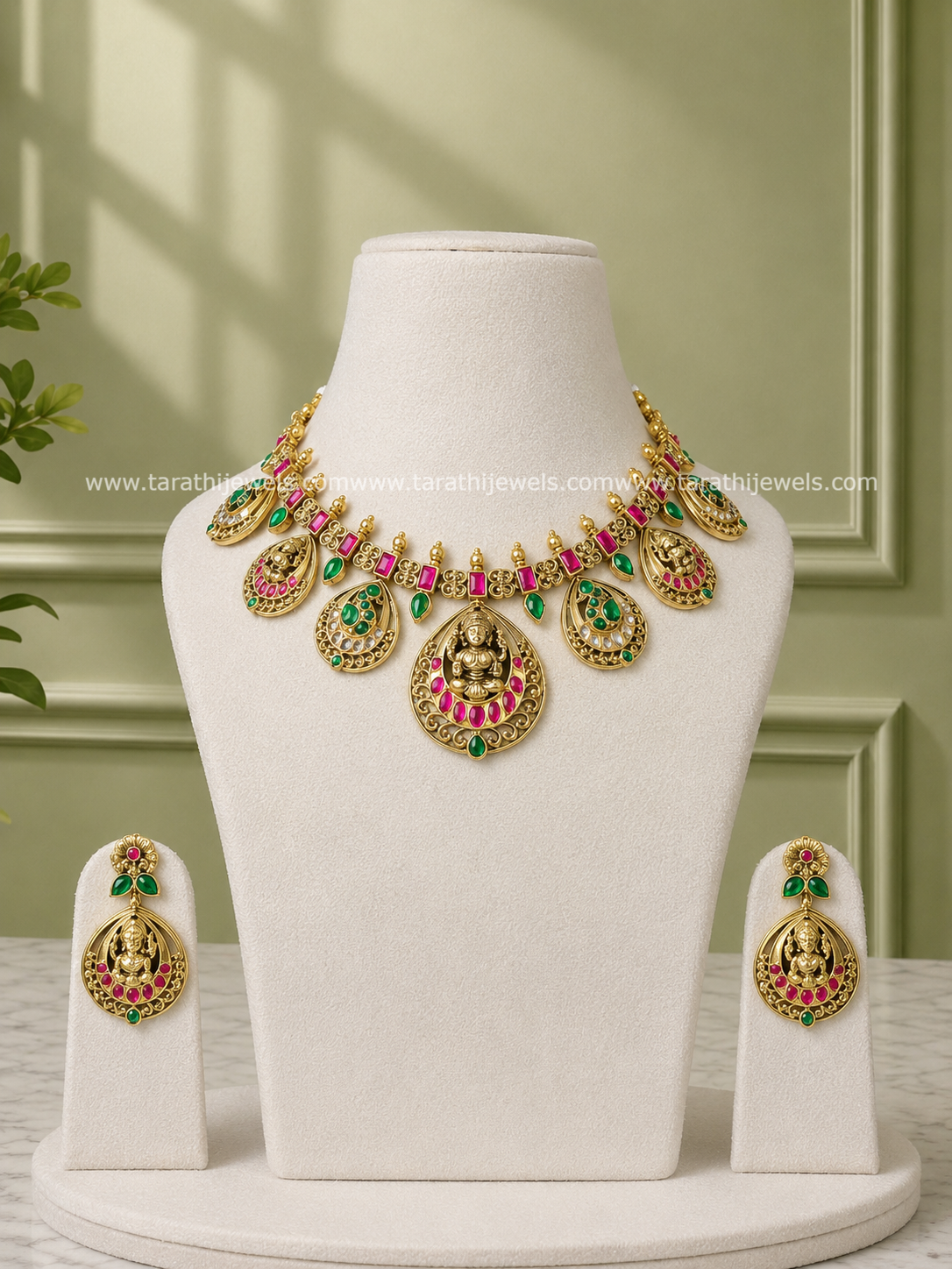 Tarathi Jadau Kundan Necklace N1072