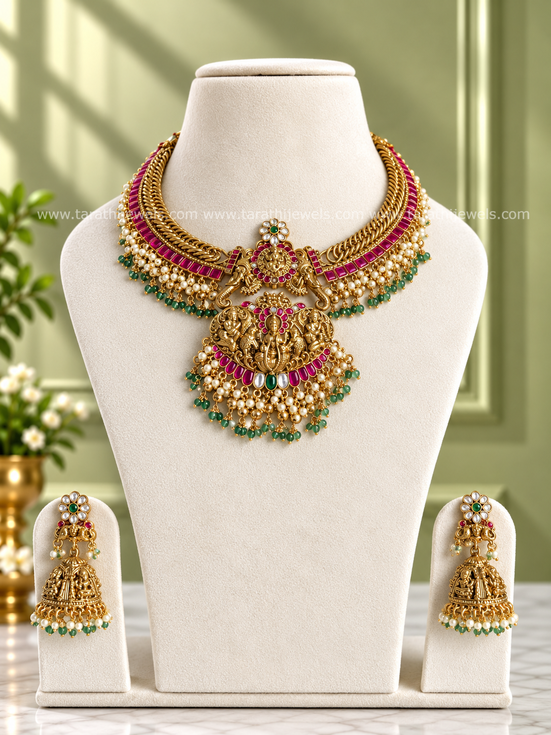 Temple Jadau Necklace N1122