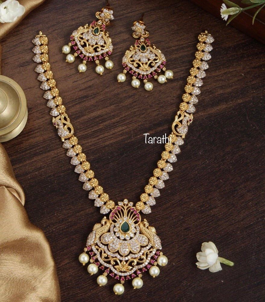 Karthika Gold Finish Necklace N198