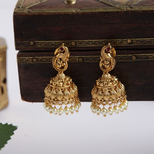 Amazing Gold Look Alike Peacock Necklace N314