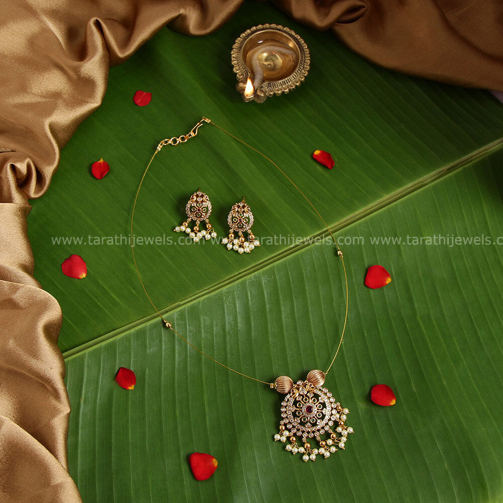 Peacock Pendant Invisible Necklace N450