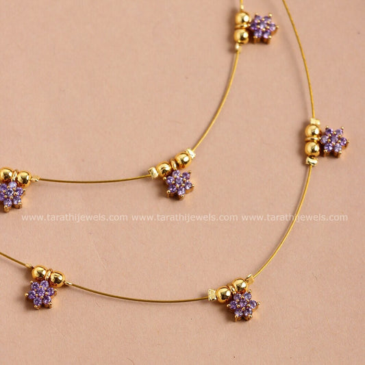 Dual Layered Invisible Necklace N631