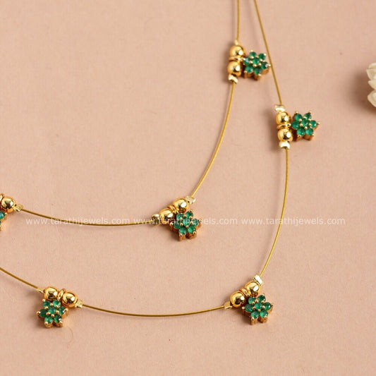 Dual Layered Invisible Necklace N633