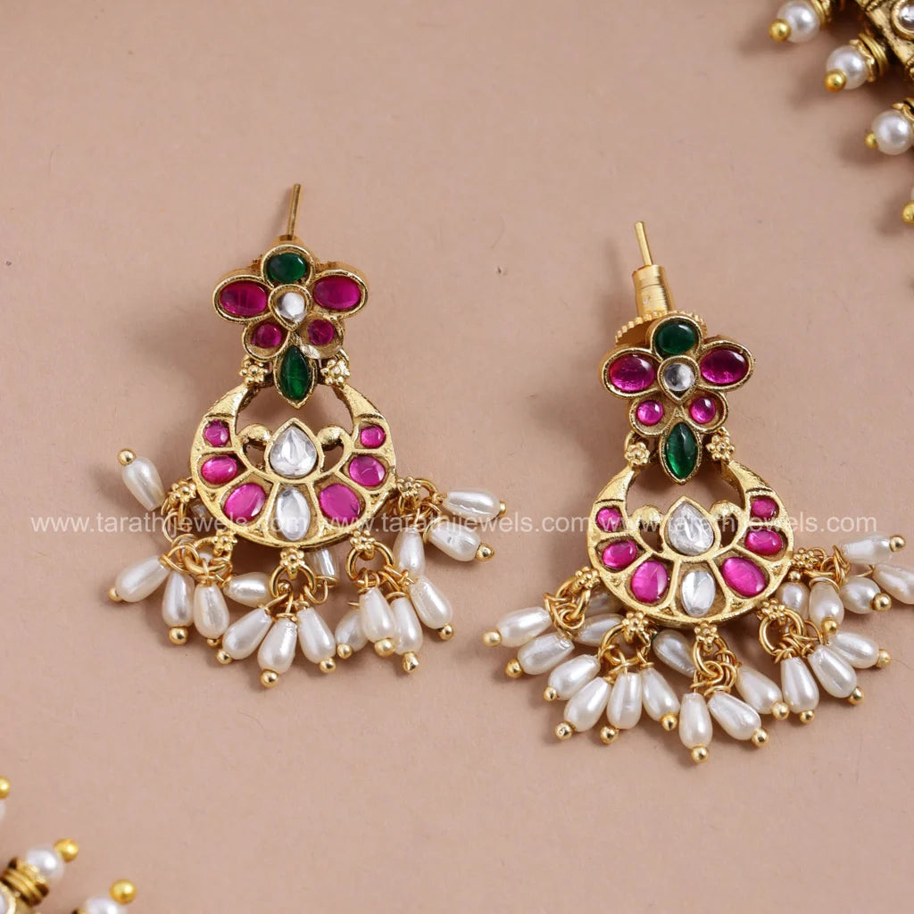 Peacock design Kemp Guttapusalu Necklace N760