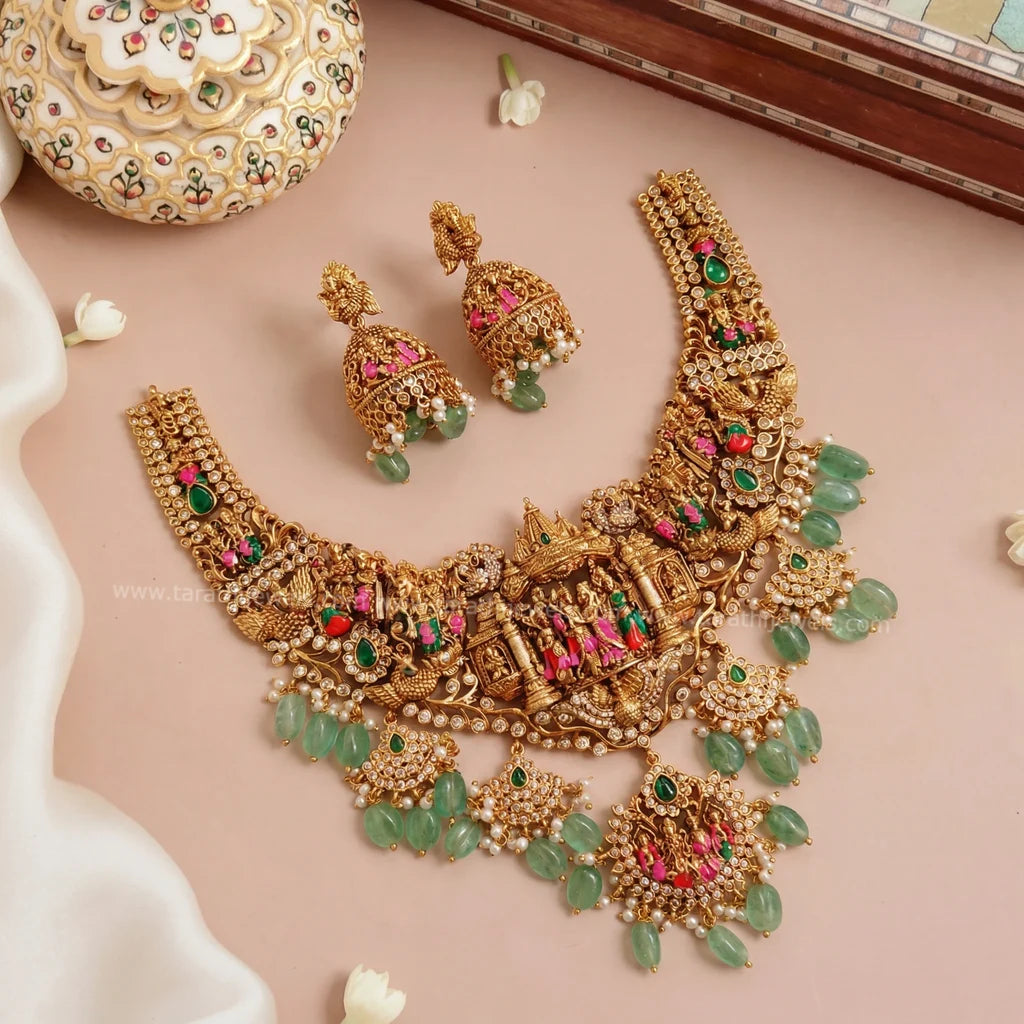 Ram Sita Necklace (Hand Painted) N902