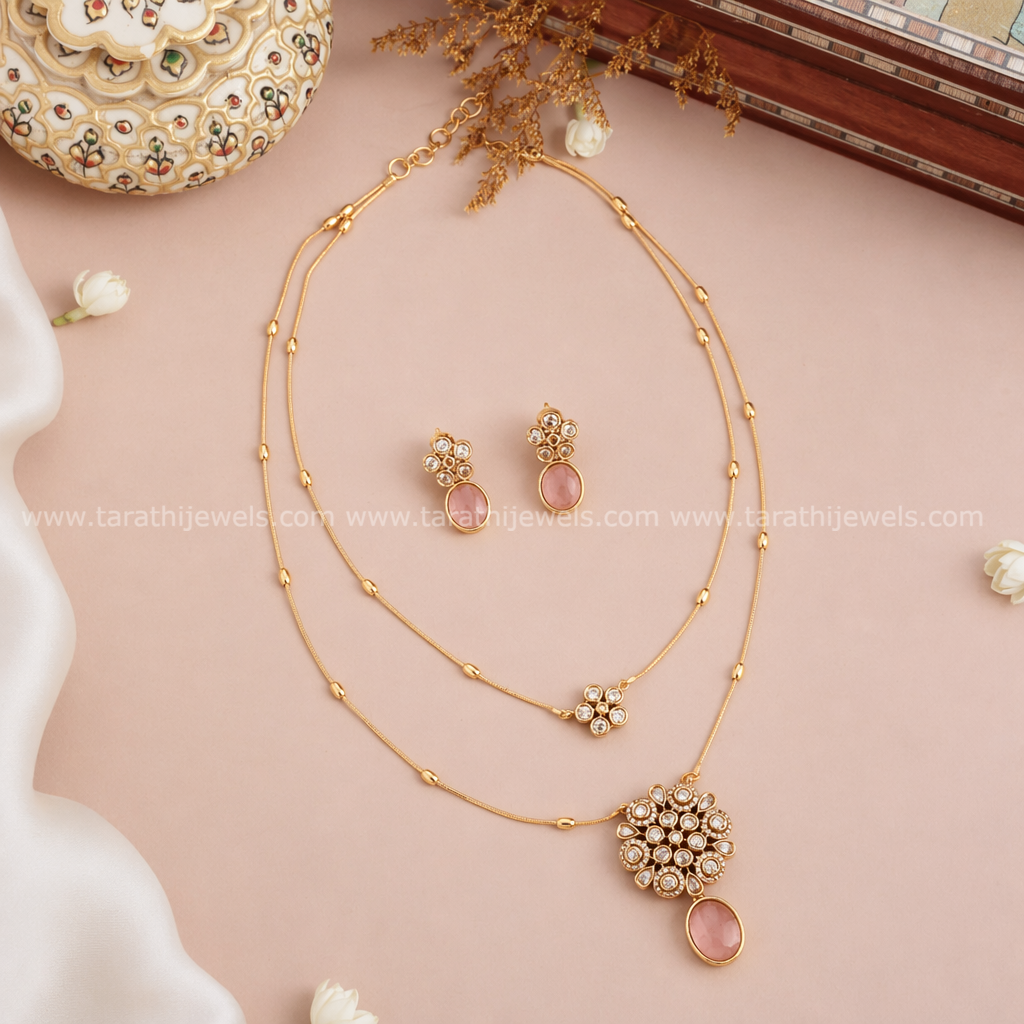 Saanya double layer Neckset N969